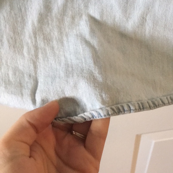 Target Universal Thread Light Blue Denim Sleeveless Top Small - Picture 6 of 6